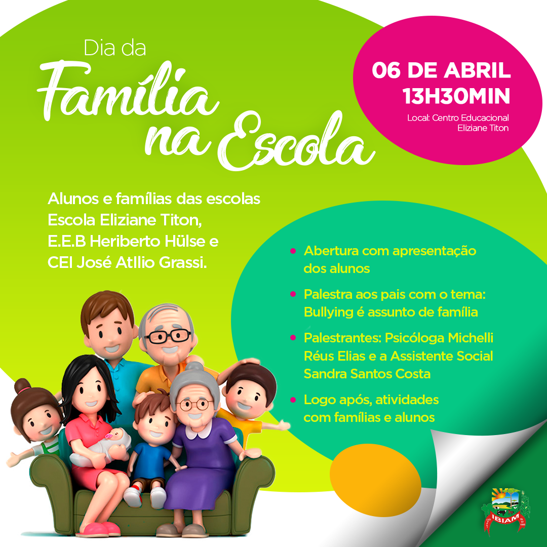 FAMÍLIA X ESCOLA OU FAMÍLIA + ESCOLA. COMO SUA INSTITUIÇÃO ESTÁTRATANDO  ESSE TEMA?